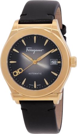 Ferragamo 1927 Automatic Black Dial Mens Watch SFU800124