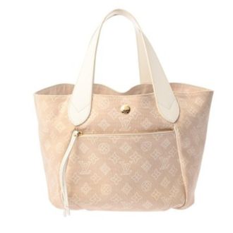 Louis Vuitton White Canvas Pouch Tote Bag (Pre-Owned)