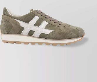 Hogan low top sneakers contrast stitching