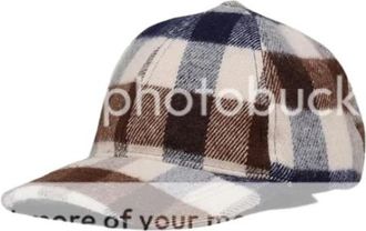 Aquascutum Club Check Baseball Cap - Heren - Petten - Veelkleurig - ONE Size - Wol - Accessoires