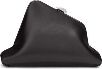 The Attico Zwarte Clutch Day Off Small - Dames - Clutches - Zwart - ONE Size - Tassen