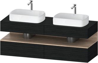 Duravit Qatego Consola Mueble Bajo Lavabo, 2 Extensiones, 2 - Duravit