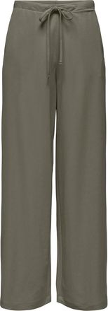 Only Schlupfhose ONLY ONLSAKURA LOOSE PULL UP PANTS WVN, Damen, Gr. XL, N-Gr, smokey olive, Web, Obermaterial: 55% Viskose, 45% Nylon, unifarben, loose fit