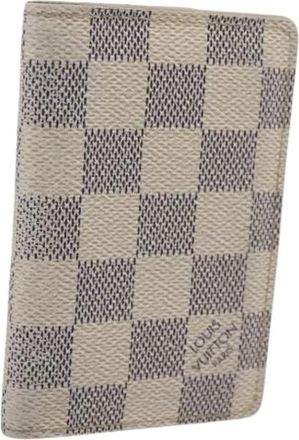Louis Vuitton Pre-owned Card Case - Dames - Vintage Accessoires - Wit - ONE Size - Vintage