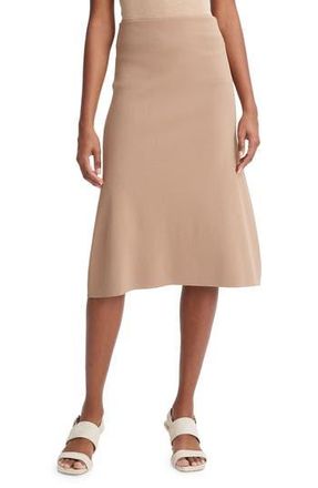 Vince Soft Sculpted A-Line Skirt in Cashew at Nordstrom Rack, Size Small