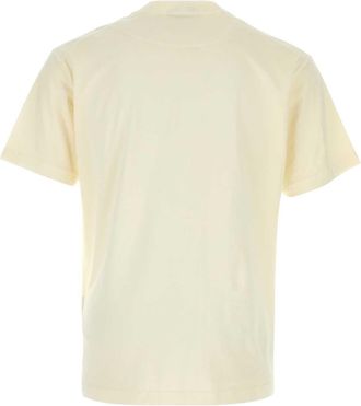 Stone Island Logo-Embroidered Cotton T-Shirt - White
