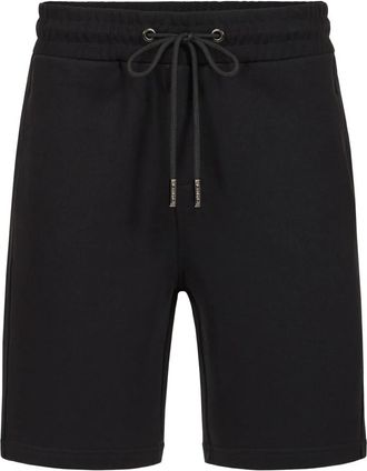 Iceberg Slim fit katoenen jersey Bermuda shorts - Heren - Korte Broeken - Zwart - XL - Katoen - Korte Broeken