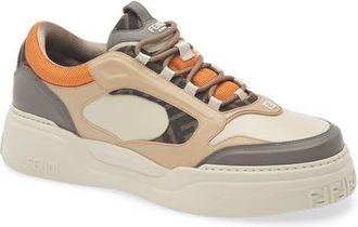 Fendi Force Sneaker in F1V86-Argilla Latte Orange at Nordstrom, Size 12Us