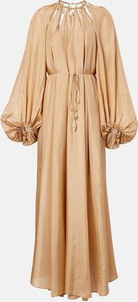 Zimmermann Mahon embellished silk maxi dress
