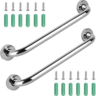 OEM Barra De Apoyo Para Ba&ntilde;era De Acero Inoxidable De 2 Piezas, Barra De Apoyo De Acero Inoxidable Resistente Para Montaje En Pared, Barra De Apoyo De Ace