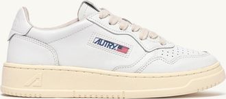 Autry SNEAKERS MEDALIST LOW IN PELLE BIANCA
