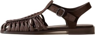 Hereu Sandali Alaro in pelle scamosciata - Marrone