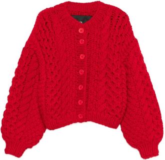 Mr. Mittens Button-fastening Cardigan