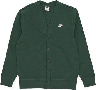 Nike Fairway V-Hals Katoenen Vest Sweater - Heren - Sportshirts - Groen - M - Katoen - Fitness