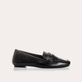 Reqins Womens Hema Cuir Loafer In Noir