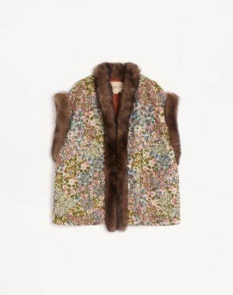 Valentino Gobelin Apres LHiver Fiorellini Waistcoat Wo