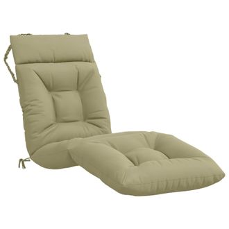 vidaXL Cuscino Per Lettino Vianen 100% Poliestere Verde Chiaro Vidaxl