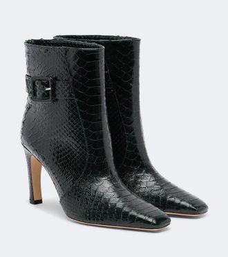 Malone Souliers Botines Rowan de piel grabada