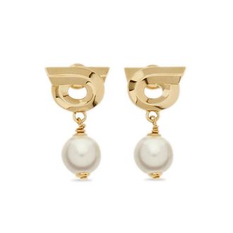 Ferragamo Jewellery Oro, Bianco-Donna