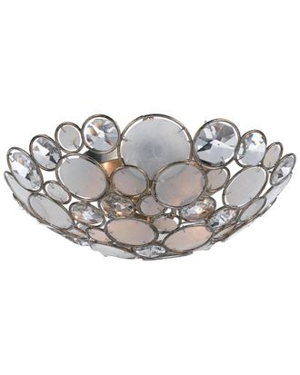 Crystorama 2-Light Palla Semi-Flush Mount