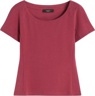 Max Mara Wkdmultig Top - Dames - T-shirts - Rood - M - Katoen - Tops