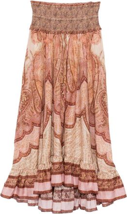 Zimmermann Wanderlust Silk Maxi Skirt