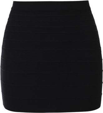 House of CB The Body Bandage Miniskirt in Black at Nordstrom, Size X-Small
