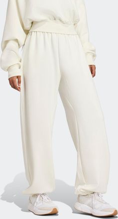 adidas Sporthose ADIDAS SPORTSWEAR W ALL SZN SL PT, Damen, Gr. XXL, N-Gr, sanftes wei&szlig;, Obermaterial: 51% Polyester, 25% Modal, 15% Baumwolle, 9% Elasthan, H