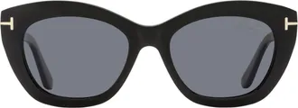 Tom Ford TF1285 Butterfly Sunglasses - Black