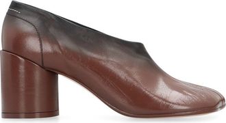 Maison Margiela Décolleté Tabi In Leather