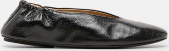 Mars&egrave;ll Black Leather Ballet Flats