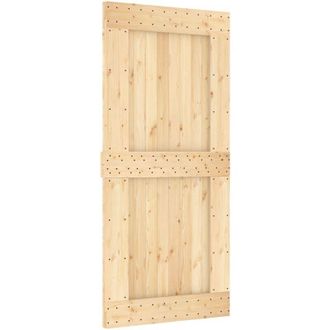 vidaXL Vidaxl - Puerta Narvik Madera Maciza Pino 95x210 Cm