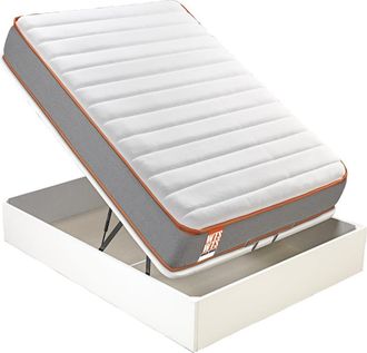 What The Sleep Colch&oacute;n y Canap&eacute;, Espuma Hr, Blanco, 135x190