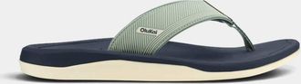 Olukai Mens Ahi Kai Sandal In Seagreen/trench Blue