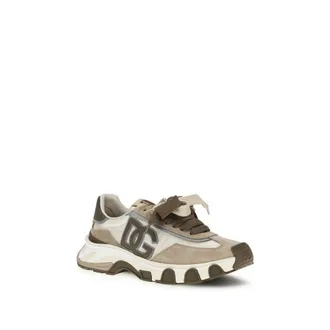 Dolce & Gabbana Mens Multicolor Calf Leather Bos Taurus Athletic Sneakers