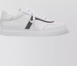 Brunello Cucinelli sneakers with contrast stripe detail
