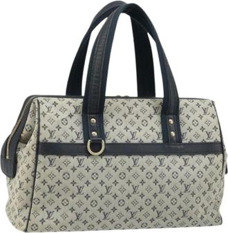 Louis Vuitton Pre-owned Handbags, female, Blue, Size: ONE SIZE Pre-owned Monogram Mini Canvas Hand Bag