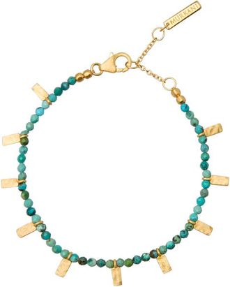 Murkani Turquoise Bracelet in Yellow Gold at Nordstrom