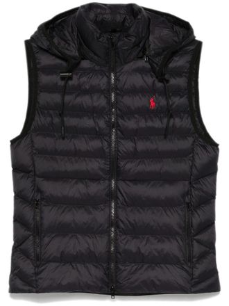 Ralph Lauren Black Quilted Vest