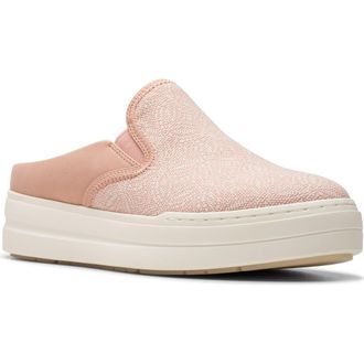 Clarks Audreigh Cove Mule Sneaker in Peach at Nordstrom Rack, Size 8.5