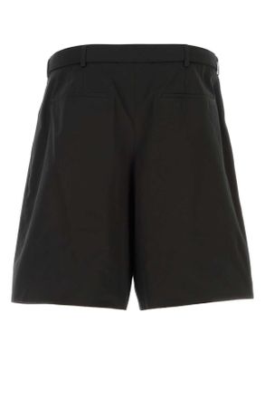 Saint Laurent 860929y1h48 1000 Noir Exterior: Cotton Short