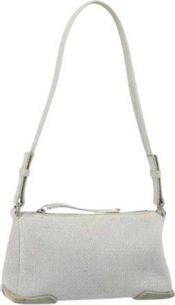 Prada Pre-owned Shoulder Bags, female, Gray, Size: ONE SIZE Pre-owned Nylon Vintage Shoulder Bag