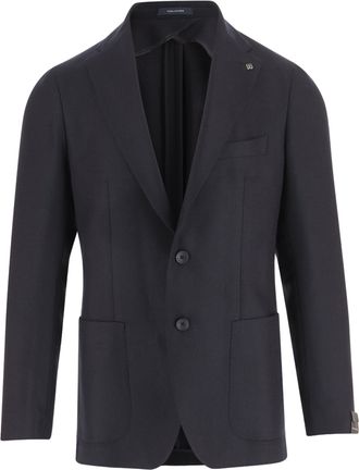 Tagliatore Ultramarine Blue Wool Blazer