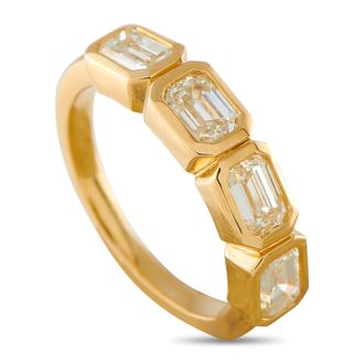 Luxury Bazaar 18K Yellow Gold 2.15ct Diamond Ring ALR-19025-Y