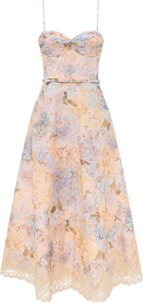 Zimmermann VALIANT TUCKED MIDI DRESS - Zimmermann - Woman