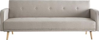 Miliboo Sof&aacute; Convertible 3 Plazas Dise&ntilde;o Escandinavo Beige Ulla
