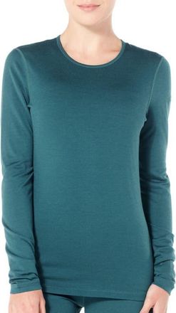 Icebreaker Merino 200 Oasis Long Sleeve T-Shirt in Midnight Navy at Nordstrom, Size Medium