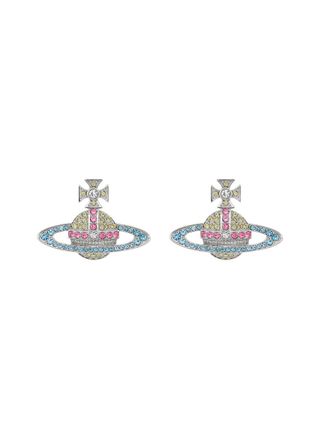 Vivienne Westwood Kika Embellished-orb Stud Earrings - Multicoloured - One Size