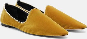 Toteme Velvet slip-on shoes