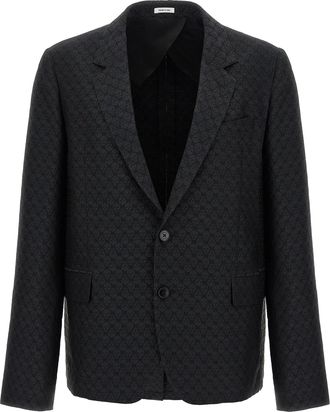 Alexander McQueen Skull Blazer Nero-Uomo